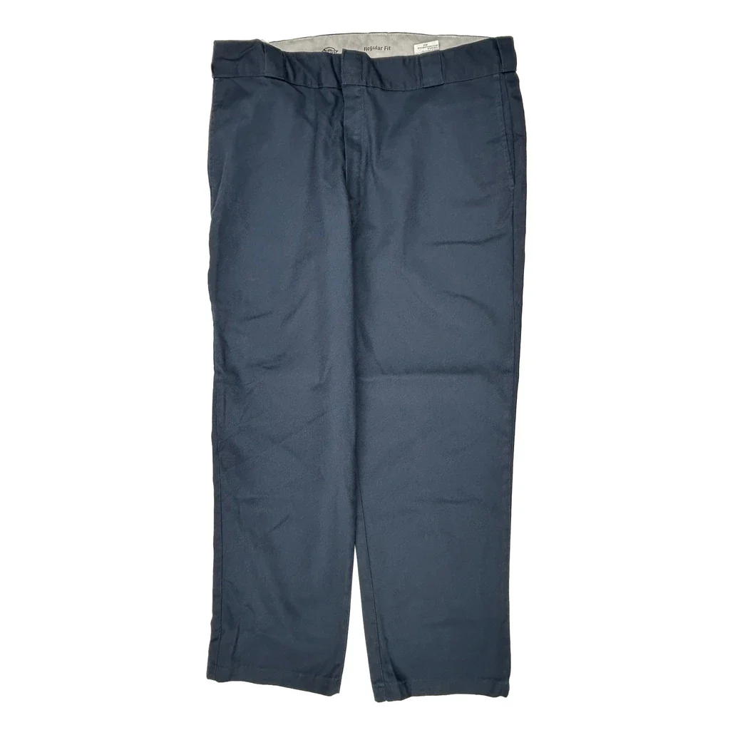 Dickies Trousers - 38W 31L Blue Polyester Blend - Image 2