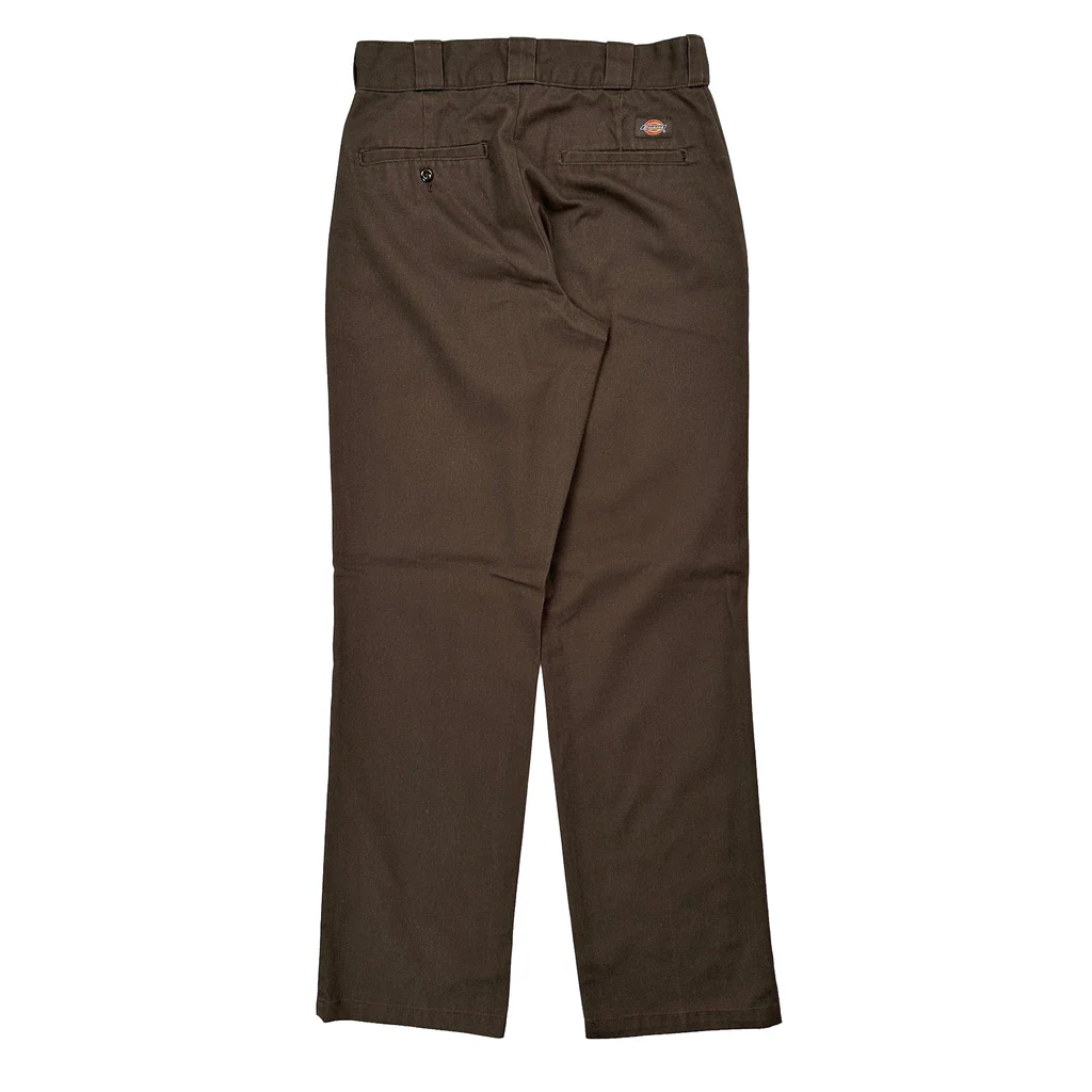 Dickies Trousers - 29W 33L Brown Cotton Blend