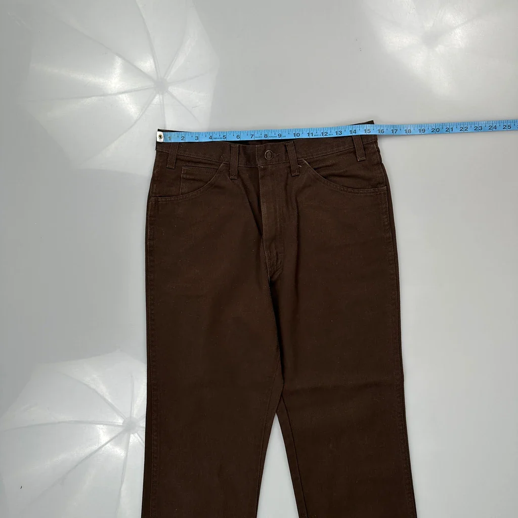 Dickies Trousers - 31W 26L Brown Cotton - Image 3