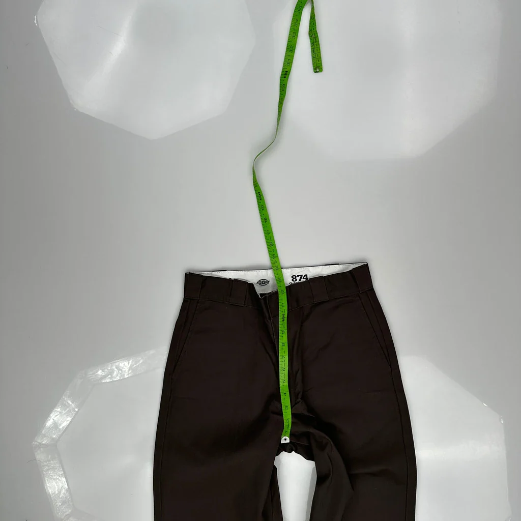 Dickies Trousers - 32W 34L Brown Polyester Blend - Image 4