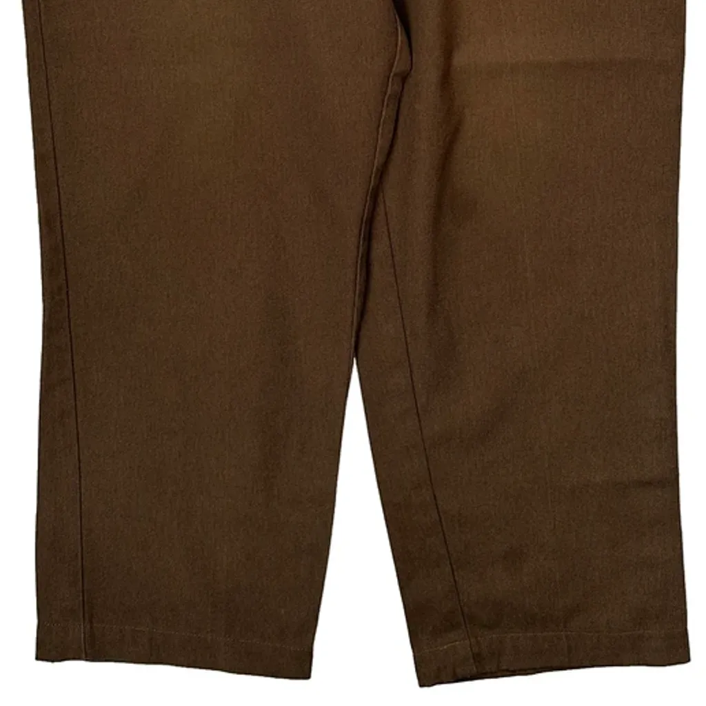 Dickies Trousers - 34W 25L Brown Cotton Blend - Image 9