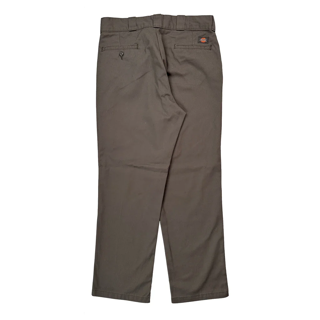 Dickies Trousers - 36W 32L Brown Cotton
