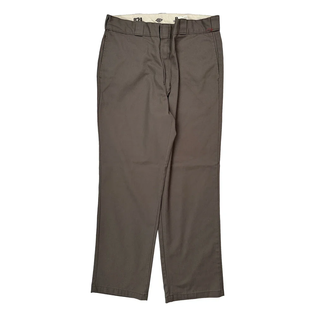 Dickies Trousers - 36W 32L Brown Cotton - Image 2
