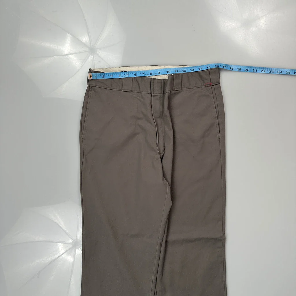 Dickies Trousers - 36W 32L Brown Cotton - Image 3