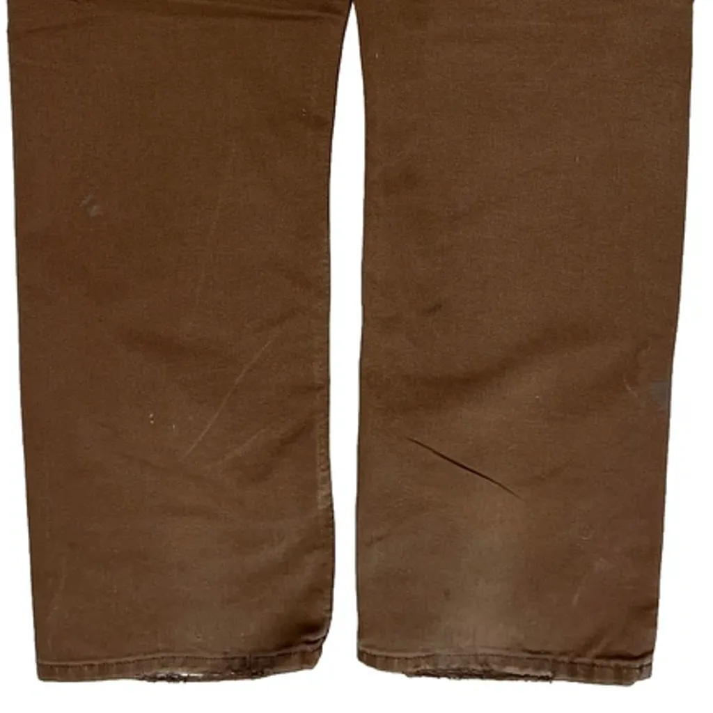 Dickies Patched Trousers - 36W 30L Brown Cotton - Image 7