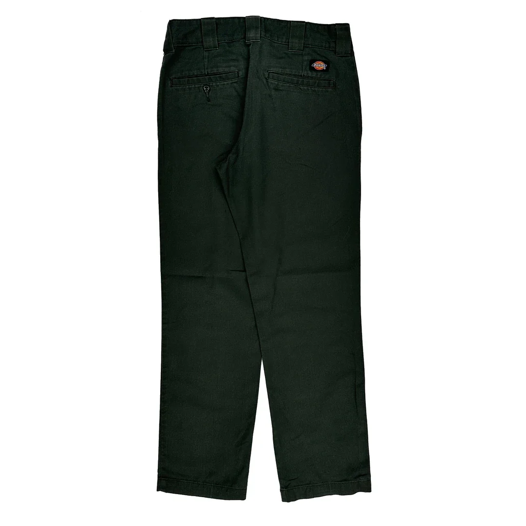Dickies Trousers - 30W 30L Green Cotton