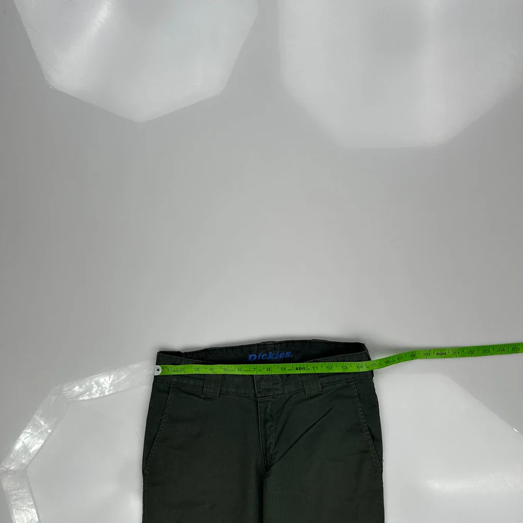 Dickies Trousers - 30W 30L Green Cotton - Image 3