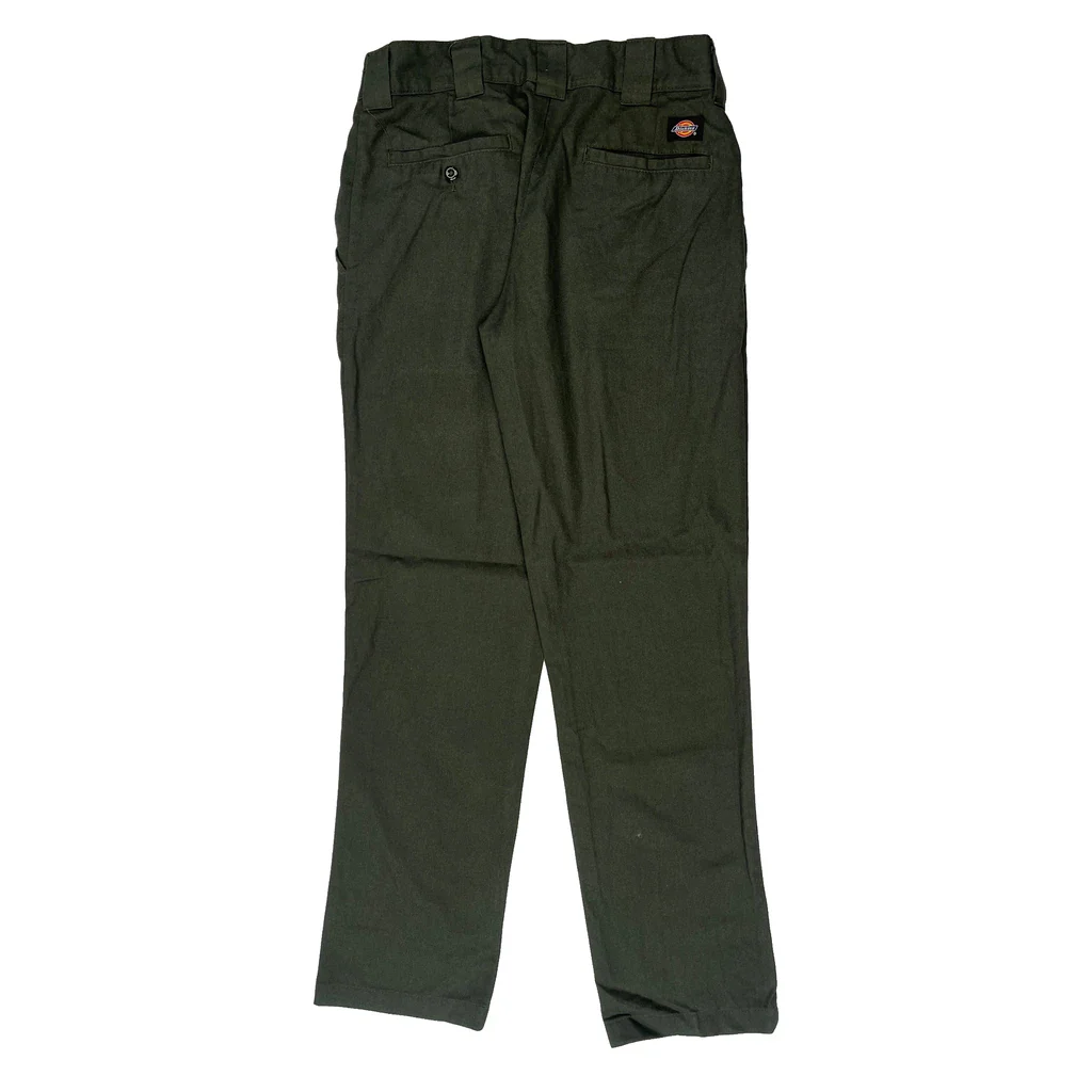 Dickies Trousers - 31W 32L Green Cotton Blend