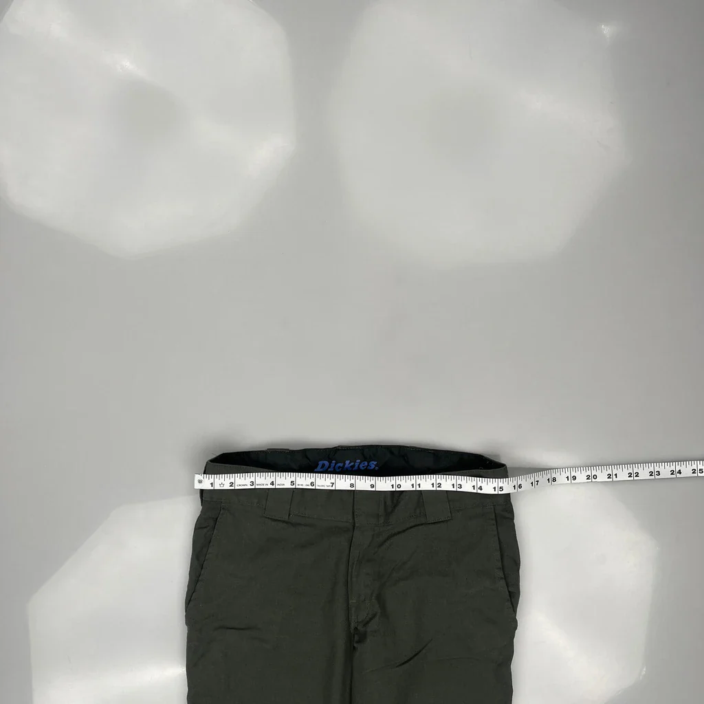 Dickies Trousers - 31W 32L Green Cotton Blend - Image 3