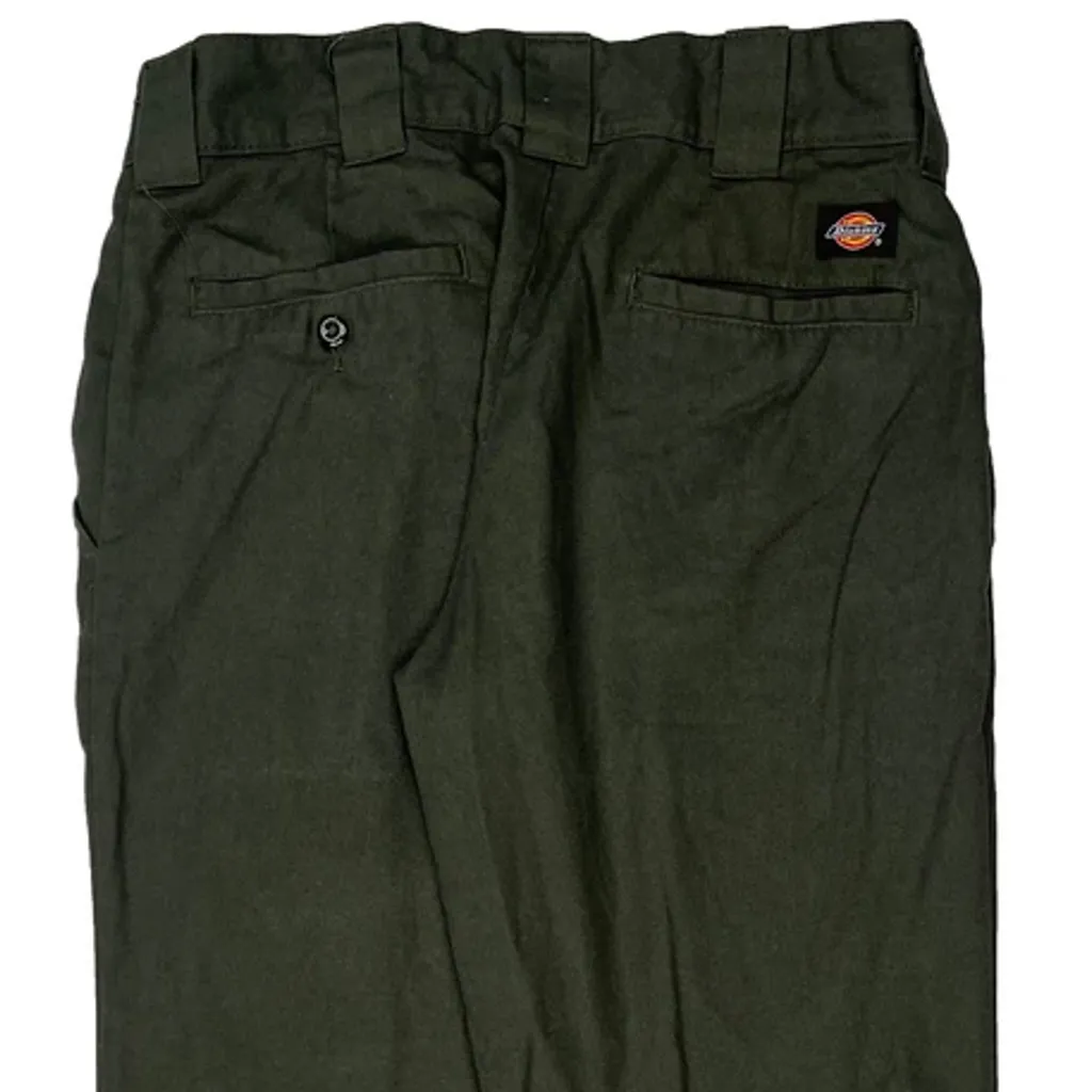 Dickies Trousers - 31W 32L Green Cotton Blend - Image 7