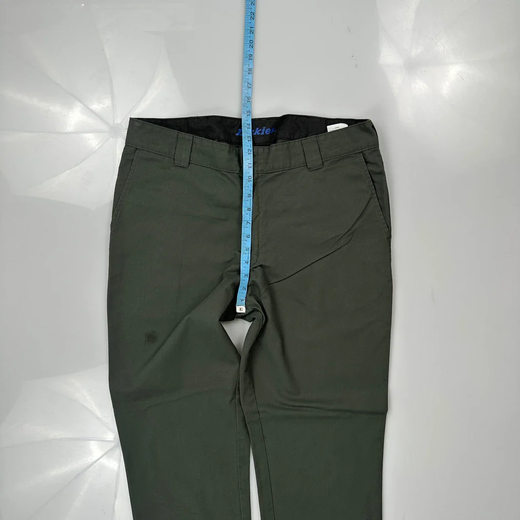 Dickies Trousers - 36W 32L Green Cotton - Image 4