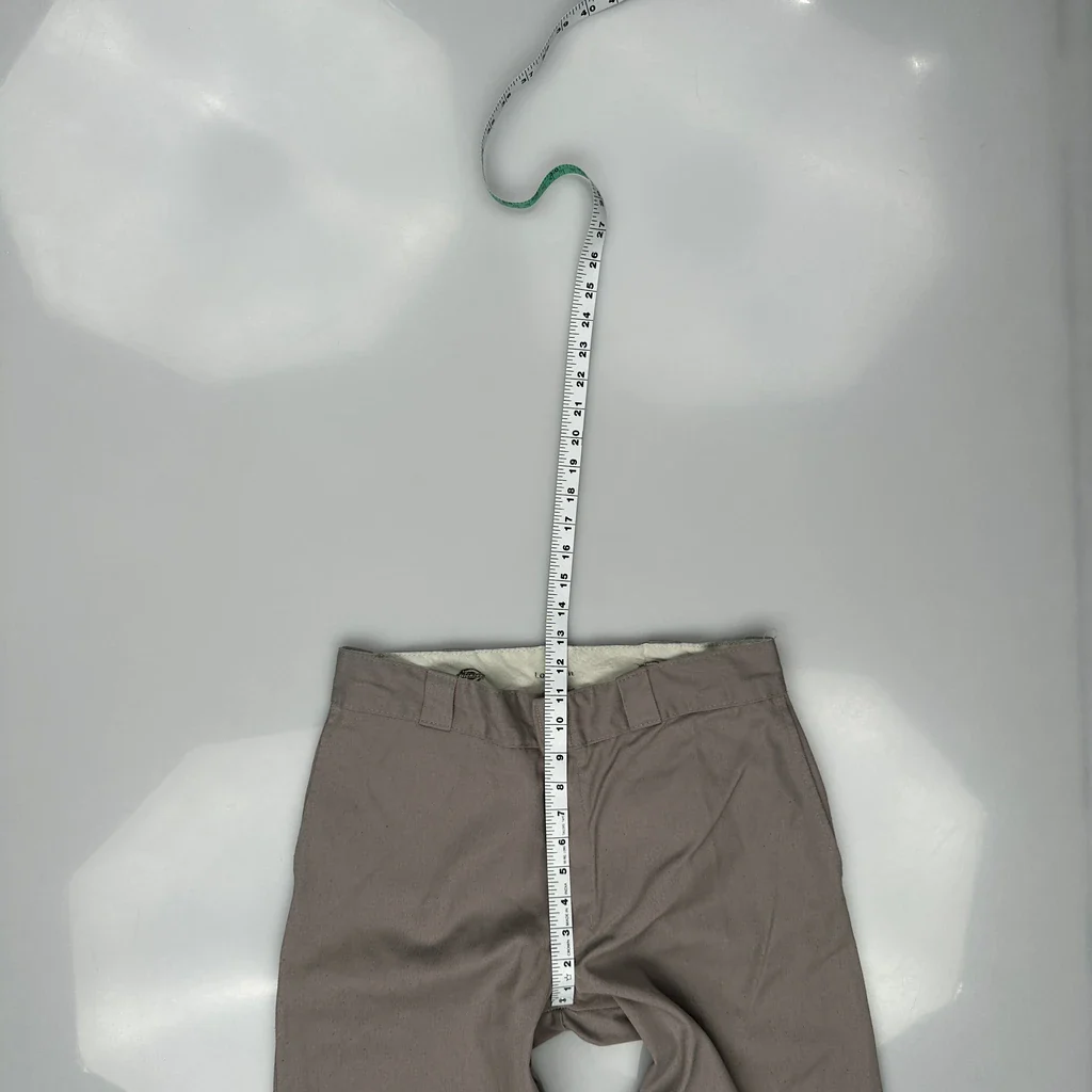 Dickies Double Knee Trousers - 31W 30L Grey Cotton - Image 4