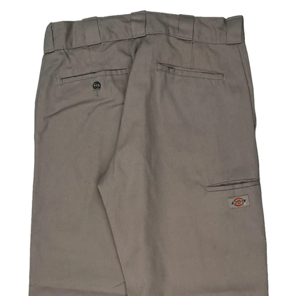 Dickies Double Knee Trousers - 31W 30L Grey Cotton - Image 7