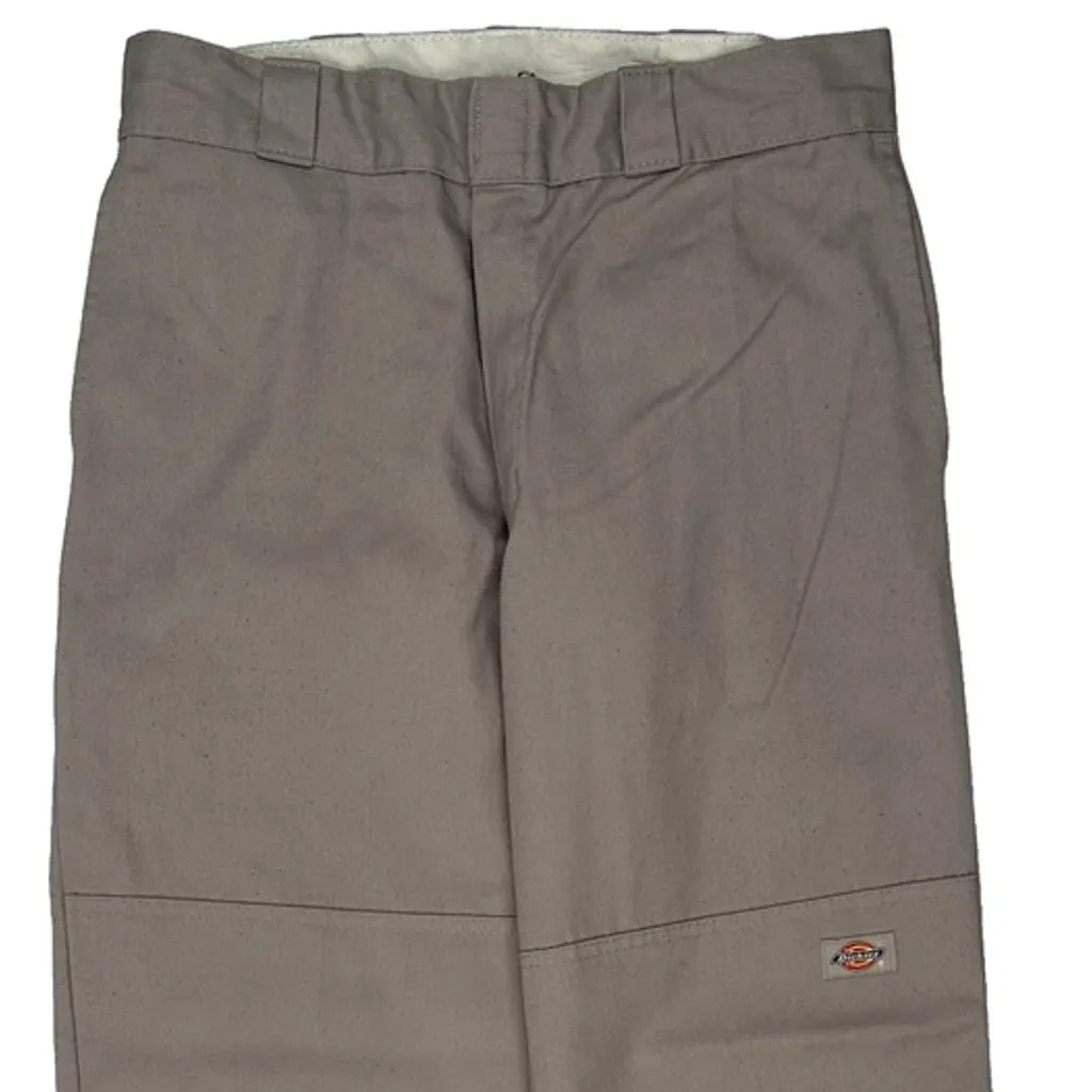Dickies Double Knee Trousers - 31W 30L Grey Cotton - Image 9
