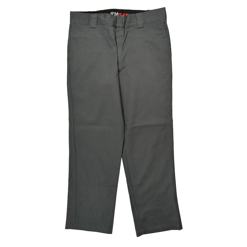 Dickies Trousers - 36W 32L Grey Polyester - Image 2