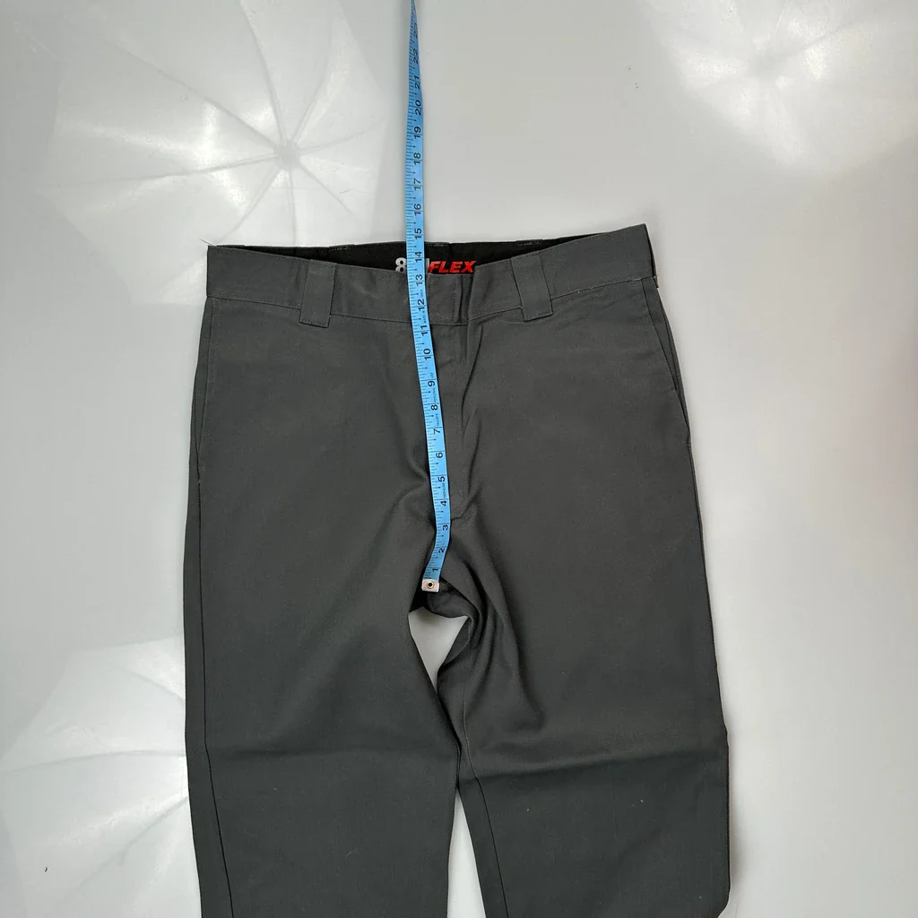 Dickies Trousers - 36W 32L Grey Polyester - Image 4