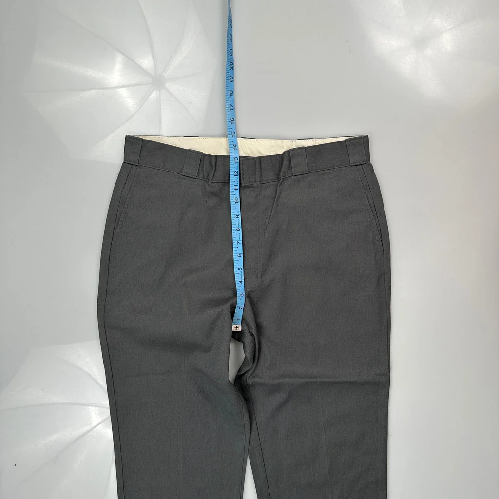 Dickies Trousers - 38W 25L Grey Polyester Blend - Image 4