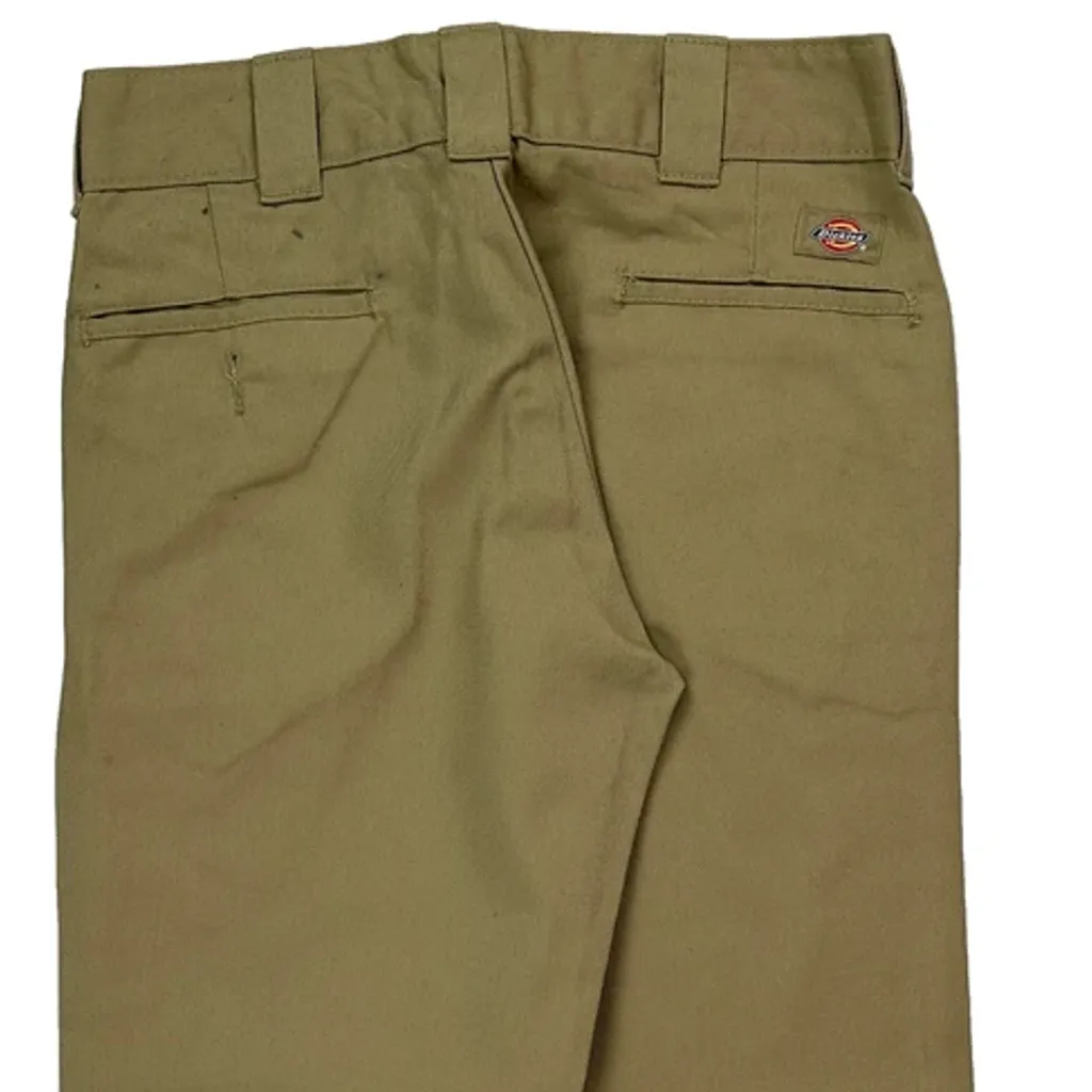 Dickies Slim Trousers - 30W 29L Khaki Cotton - Image 7