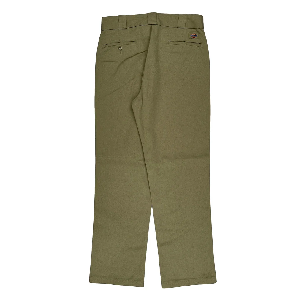 Dickies Trousers - 32W 32L Khaki Polyester Blend