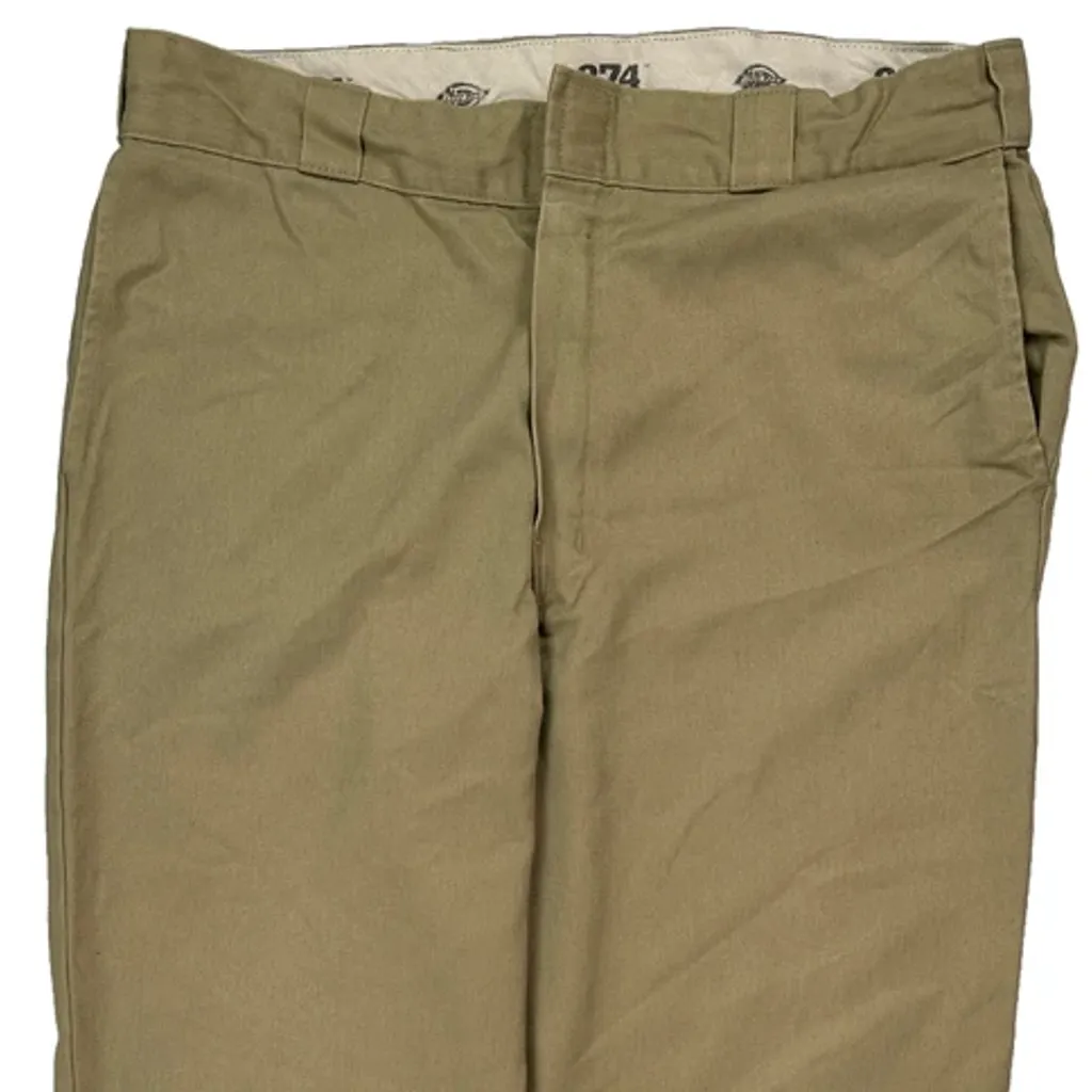 Dickies Trousers - 34W 31L Khaki Cotton - Image 8