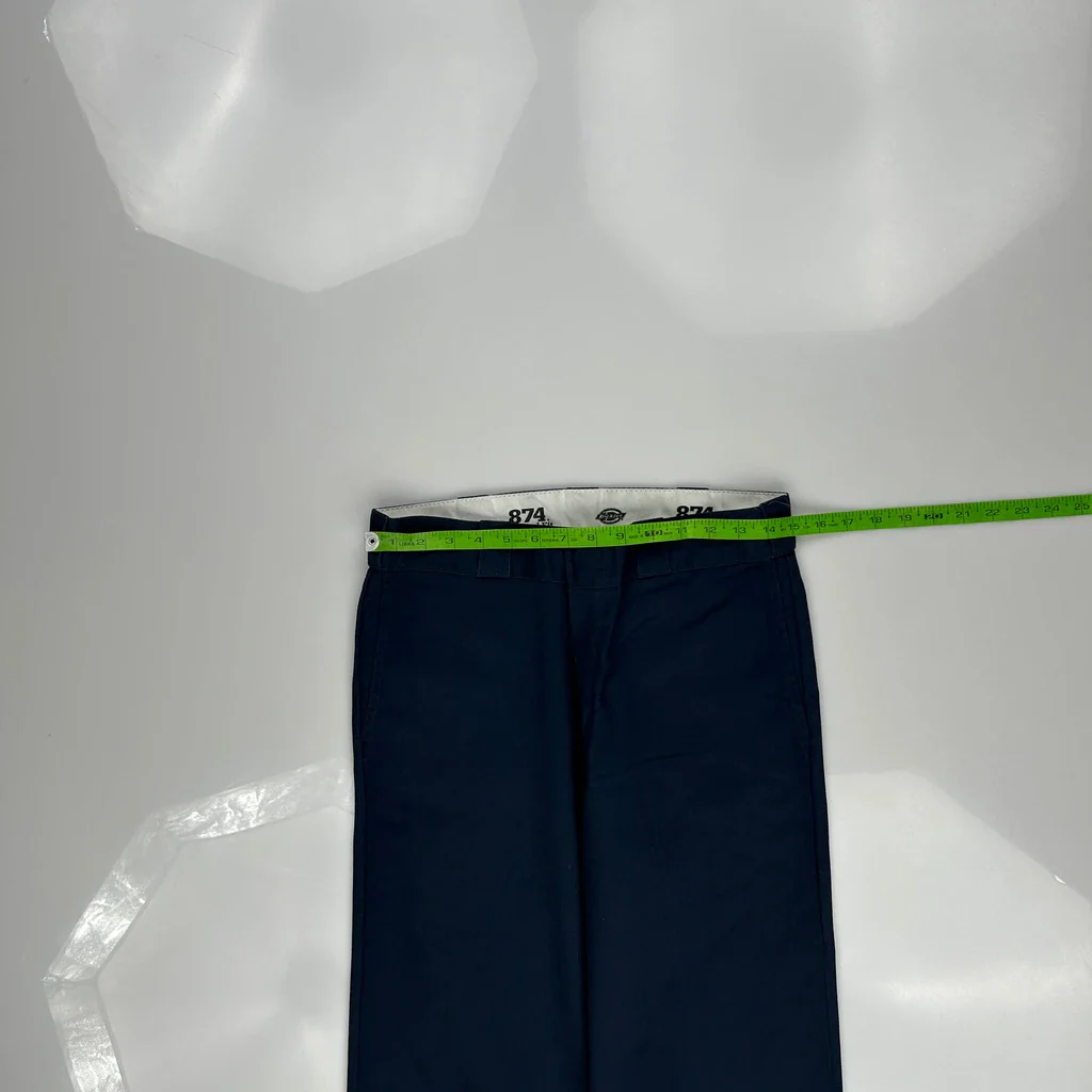Dickies Trousers - 31W 34L Navy Cotton - Image 3