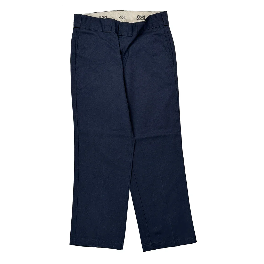 Dickies Trousers - 32W 29L Navy Polyester Blend - Image 2