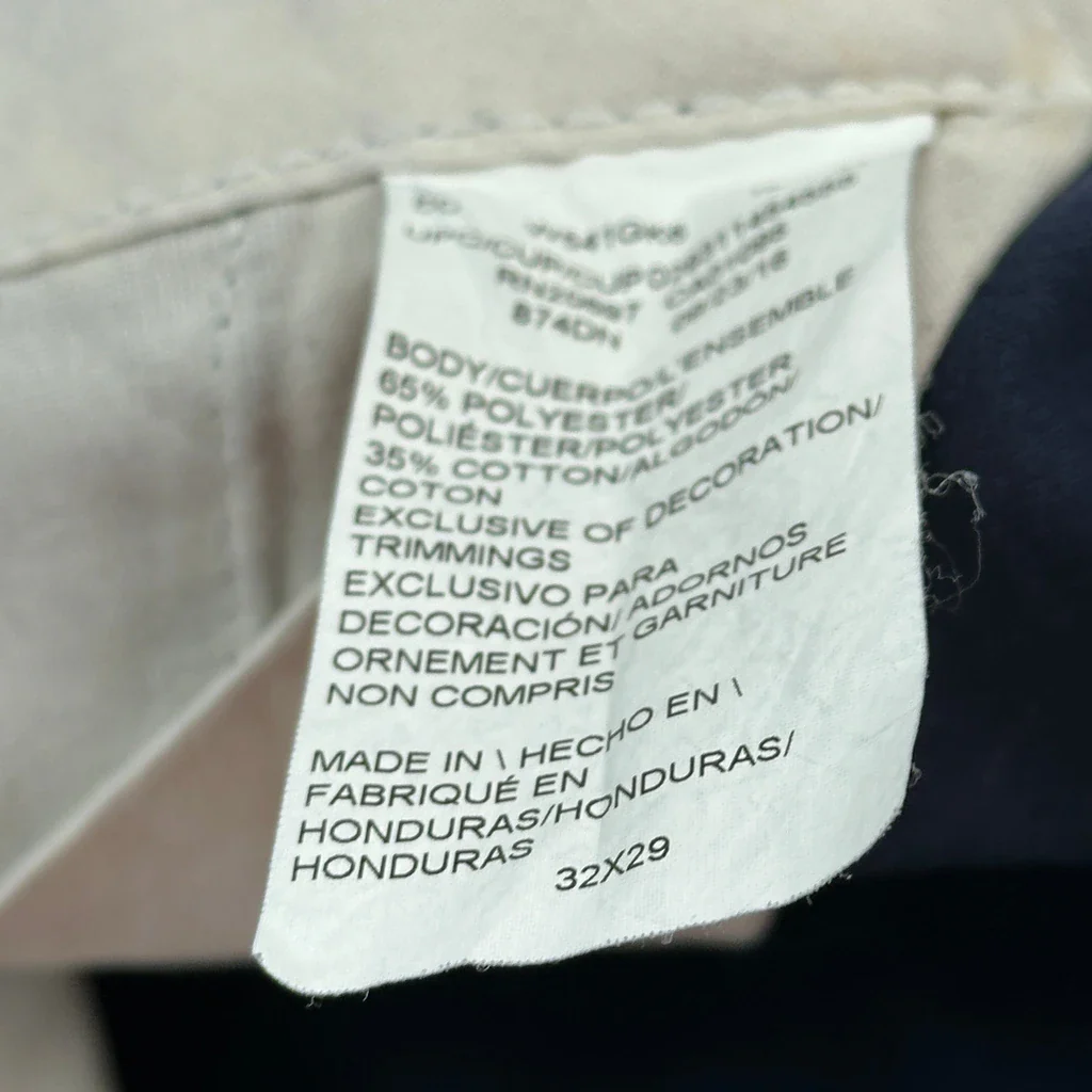 Dickies Trousers - 32W 29L Navy Polyester Blend - Image 6