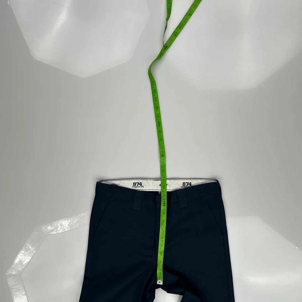 Dickies Trousers - 32W 31L Navy Polyester - Image 5