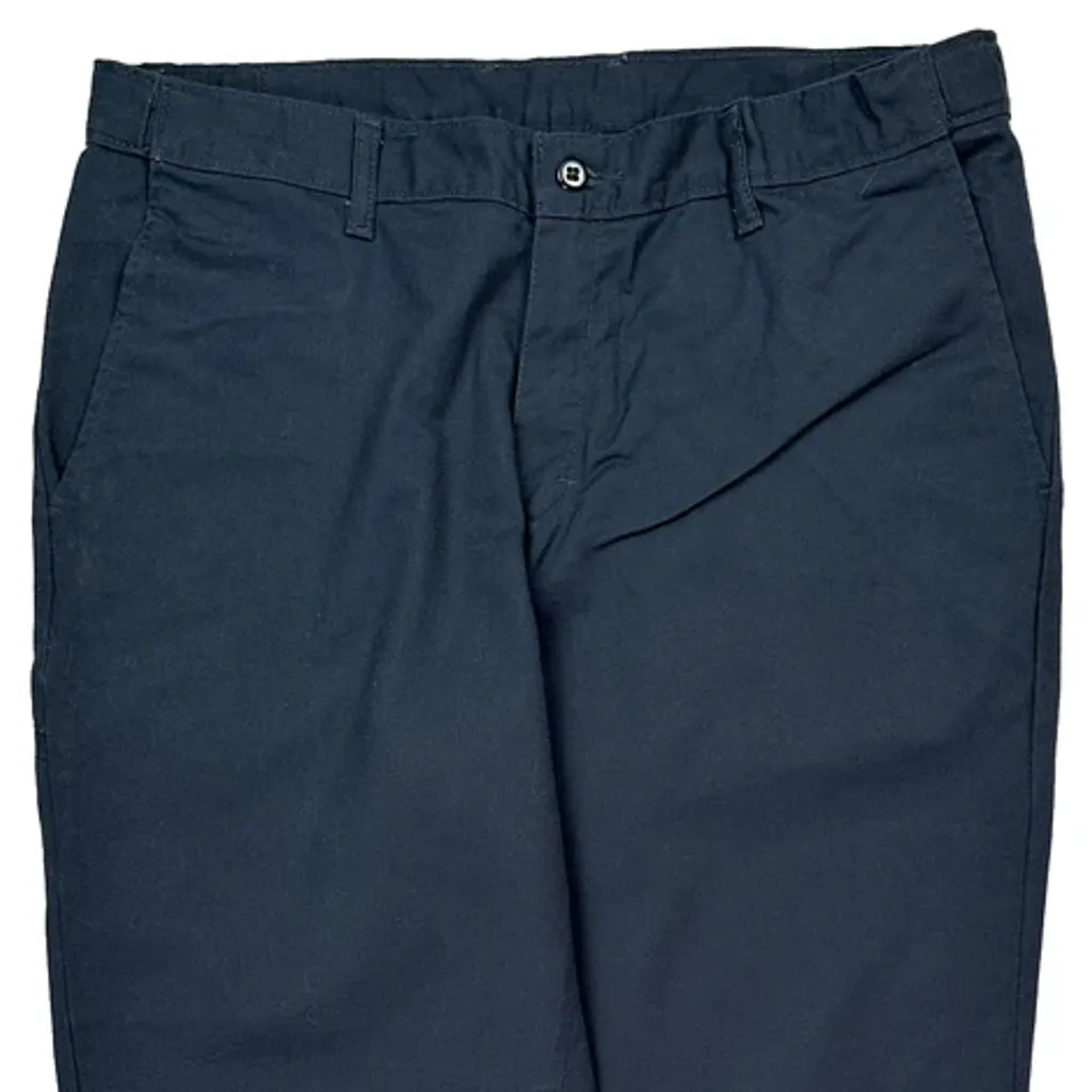 Dickies Trousers - 34W 32L Navy Polyester Blend - Image 10