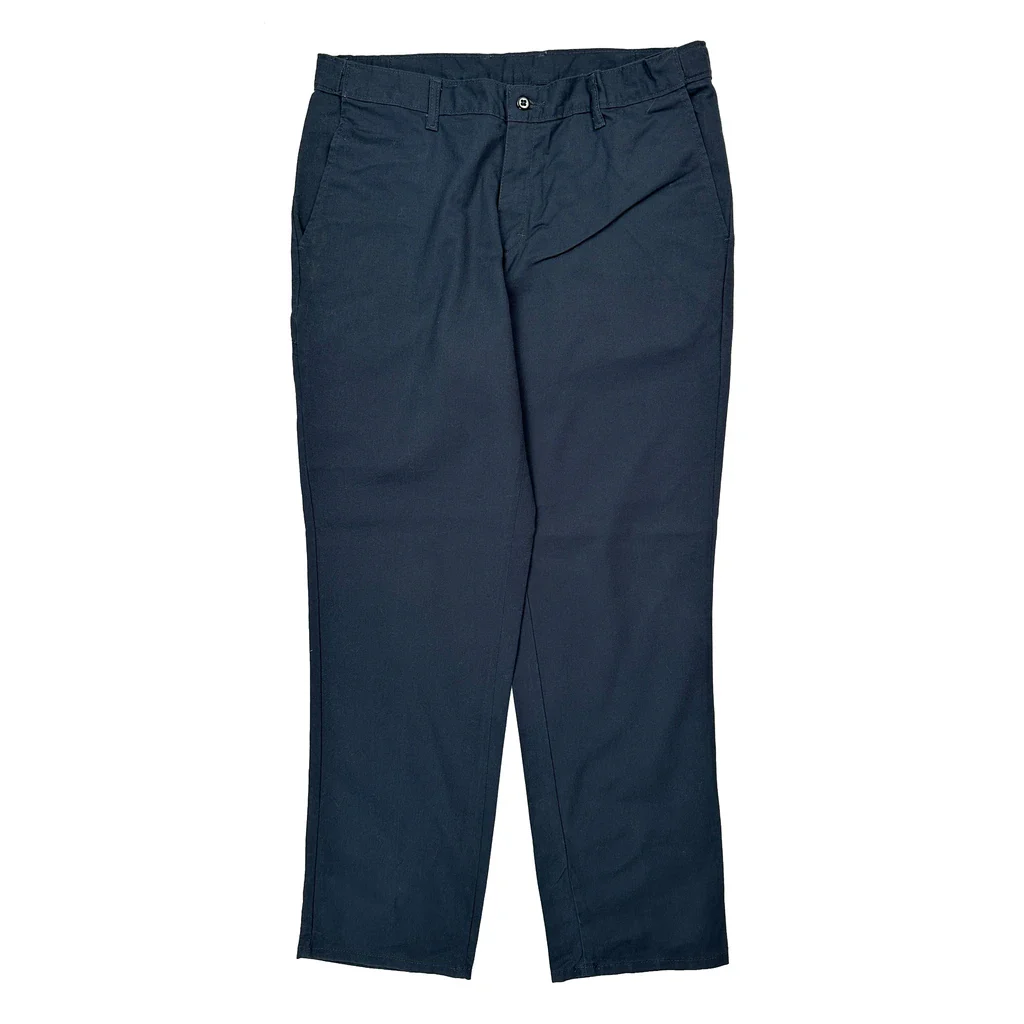 Dickies Trousers - 34W 32L Navy Polyester Blend - Image 2