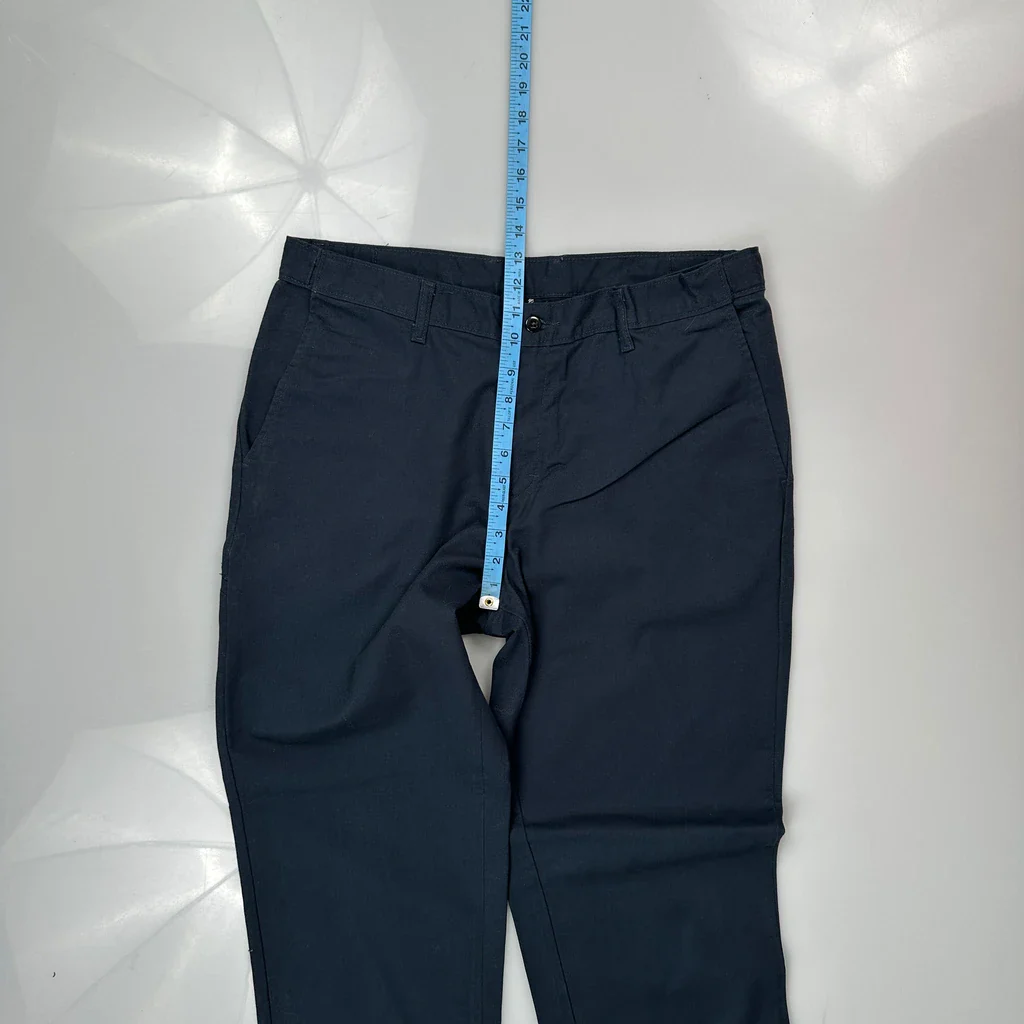 Dickies Trousers - 34W 32L Navy Polyester Blend - Image 5