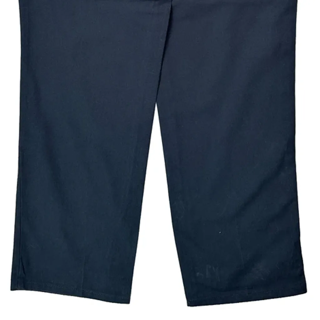 Dickies Trousers - 34W 32L Navy Polyester Blend - Image 8