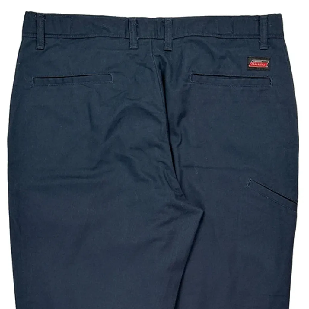 Dickies Trousers - 34W 32L Navy Polyester Blend - Image 9