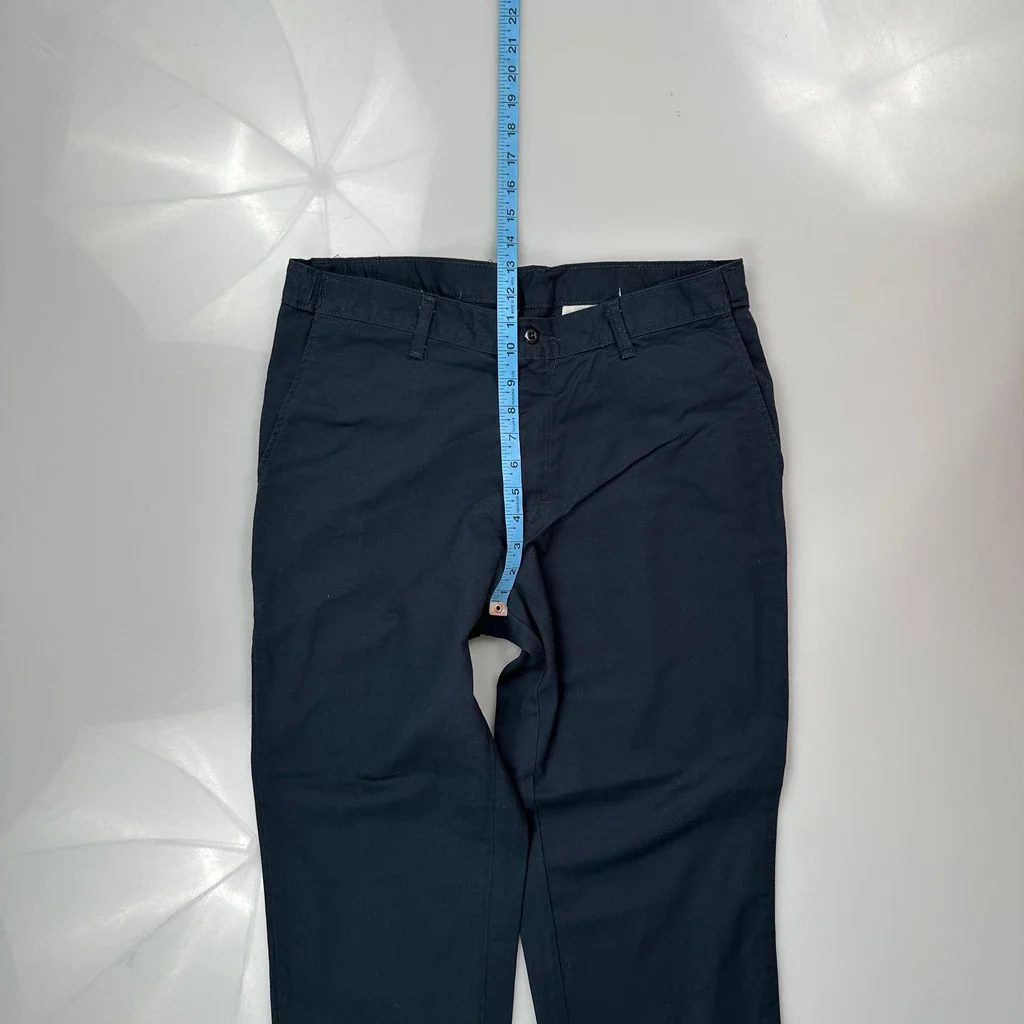 Dickies Trousers - 34W 30L Navy Polyester Blend - Image 4