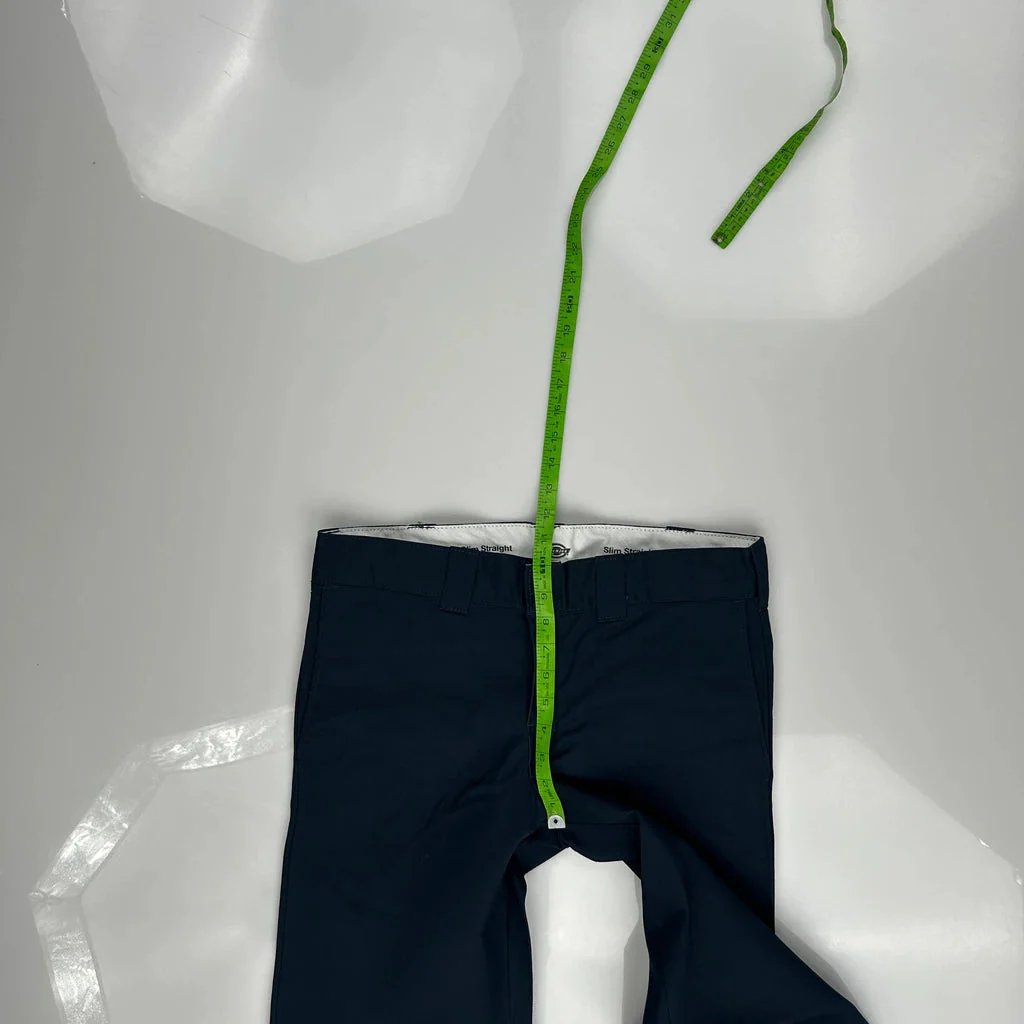 Dickies Trousers - 34W 32L Navy Cotton Blend - Image 4