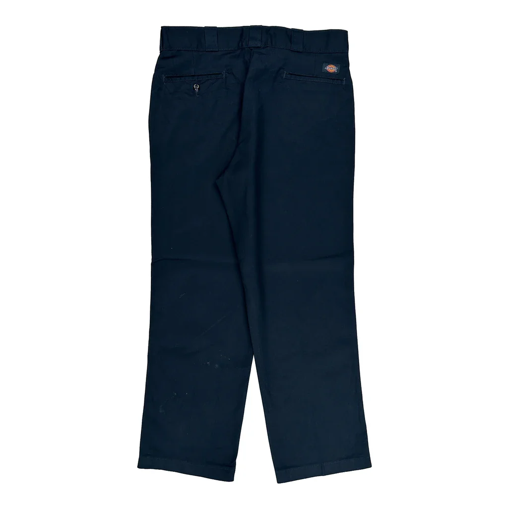 Dickies Trousers - 36W 30L Navy Polyester
