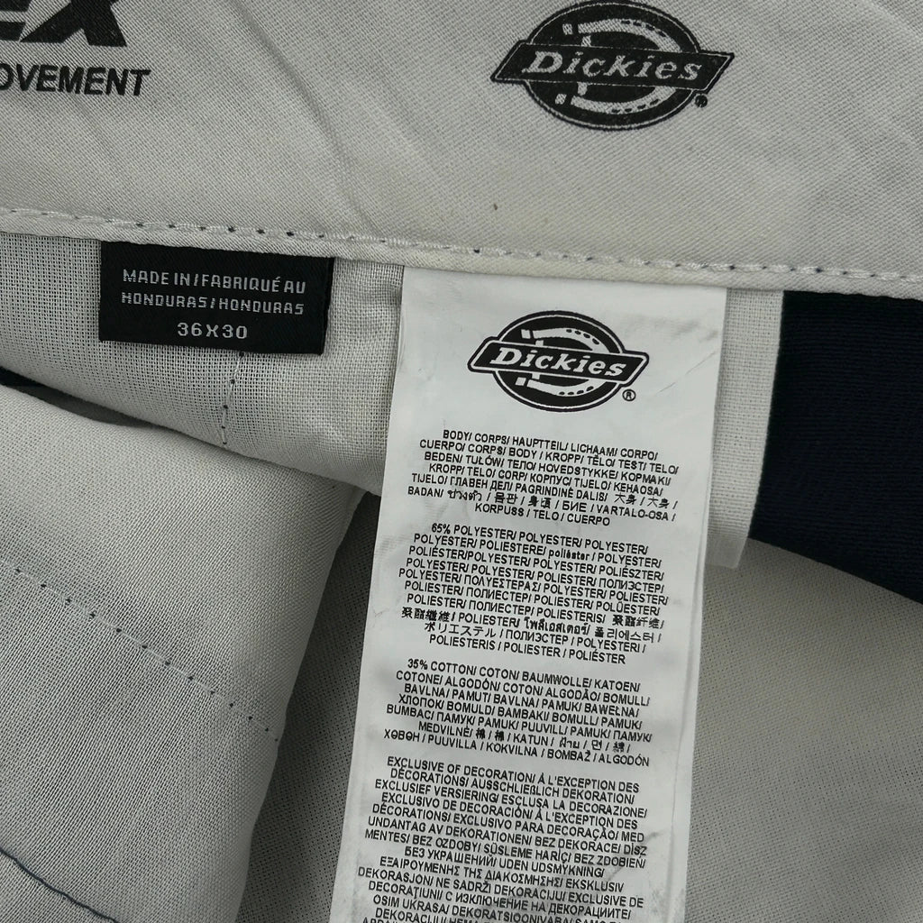 Dickies Trousers - 36W 30L Navy Polyester - Image 6