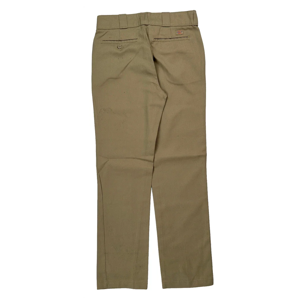 Dickies Trousers - 28W UK 8 Beige Cotton
