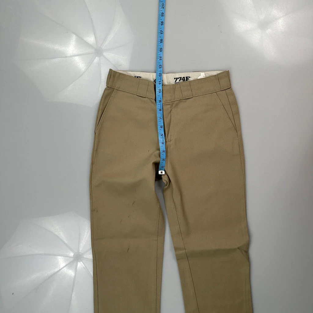 Dickies Trousers - 28W UK 8 Beige Cotton - Image 4
