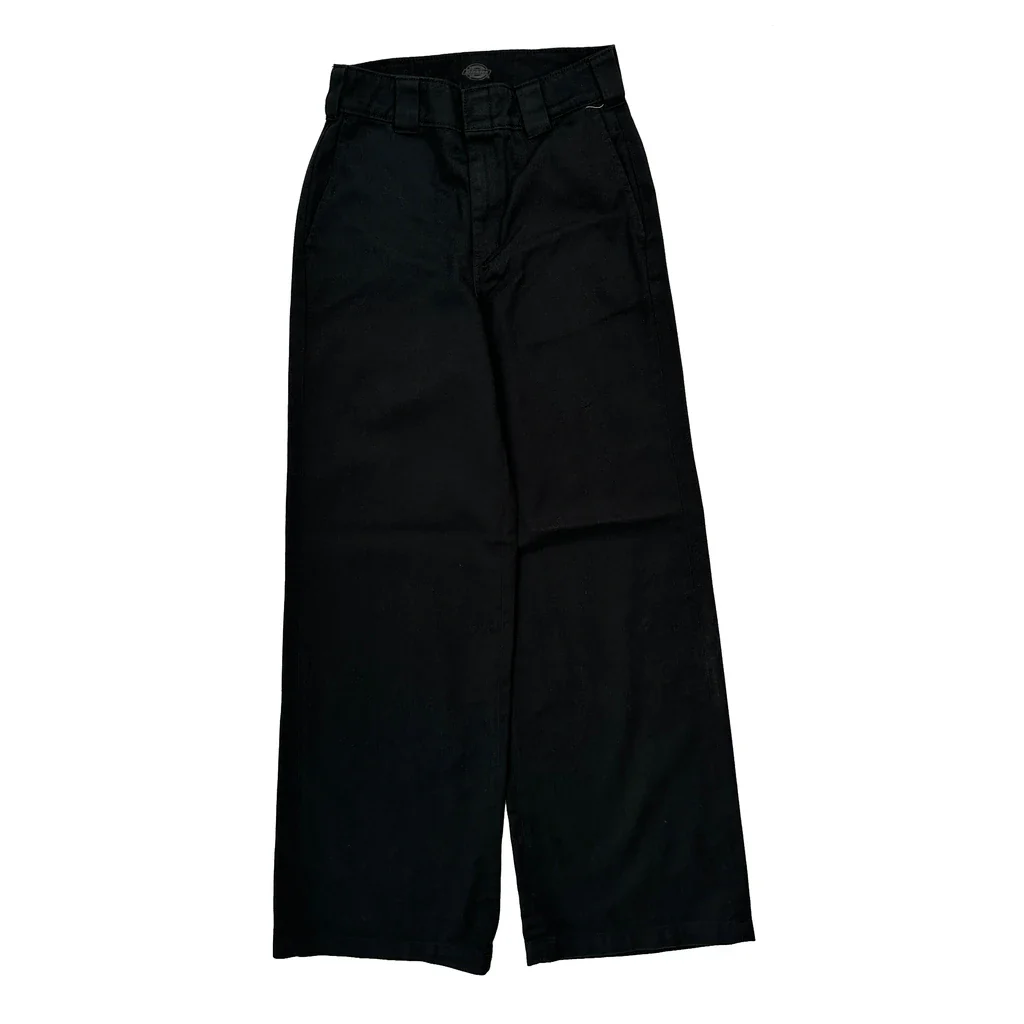 Dickies Trousers - 25W UK 8 Black Cotton Blend - Image 2