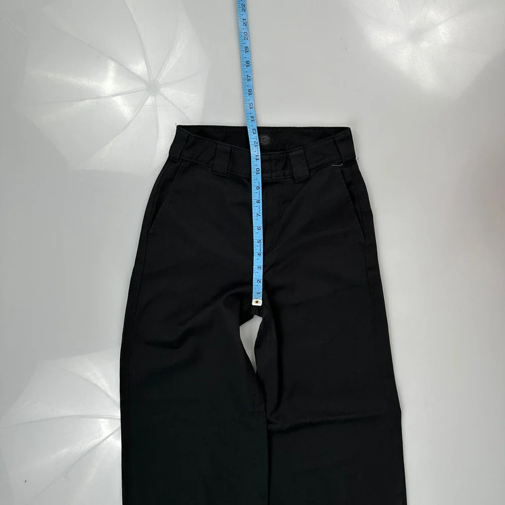 Dickies Trousers - 25W UK 8 Black Cotton Blend - Image 4