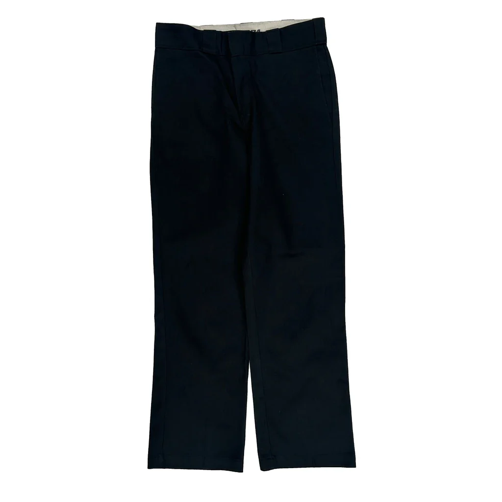 Dickies Trousers - 28W UK 10 Black Cotton Blend - Image 2