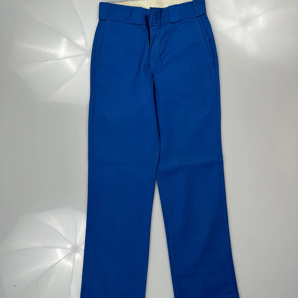 Dickies Trousers - 25W UK 6 Blue Polyester - Image 3