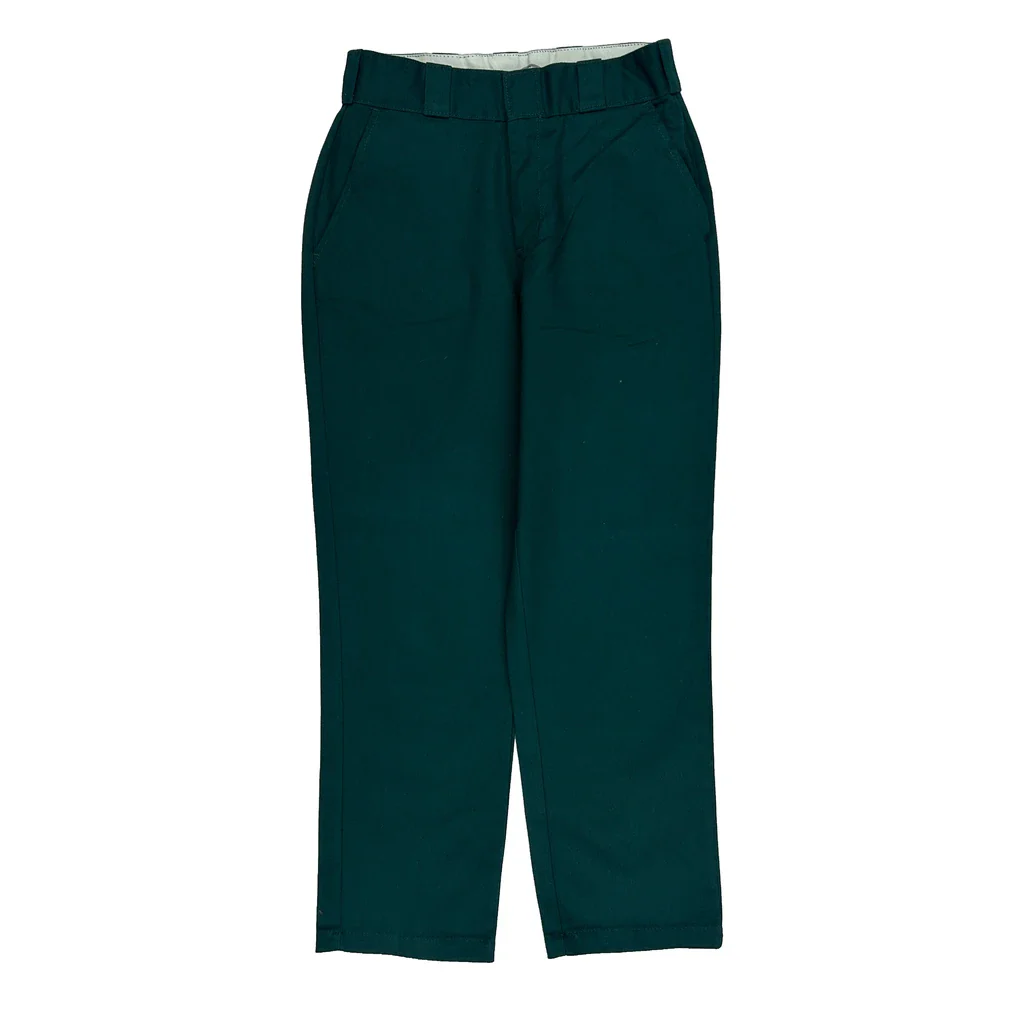 Dickies Trousers - 28W UK 8 Green Polyester Blend - Image 2