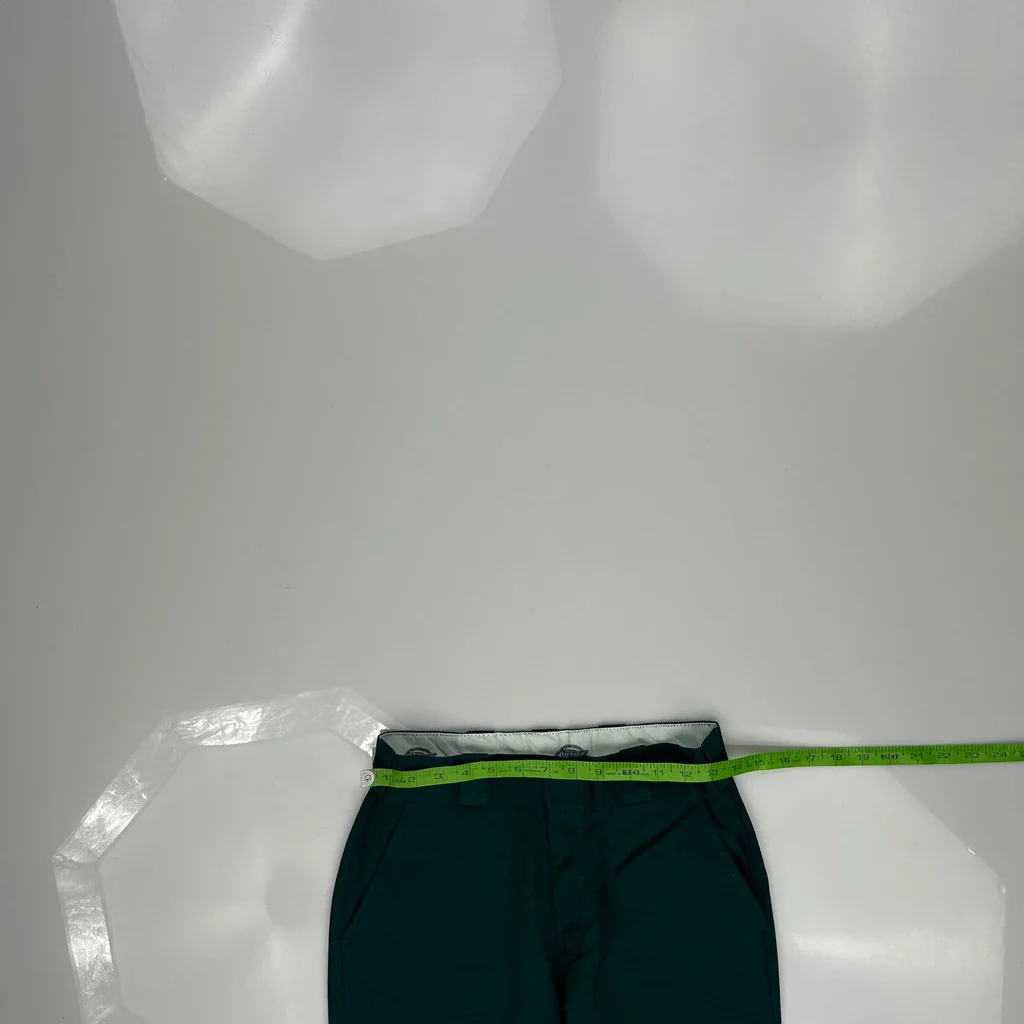 Dickies Trousers - 28W UK 8 Green Polyester Blend - Image 3