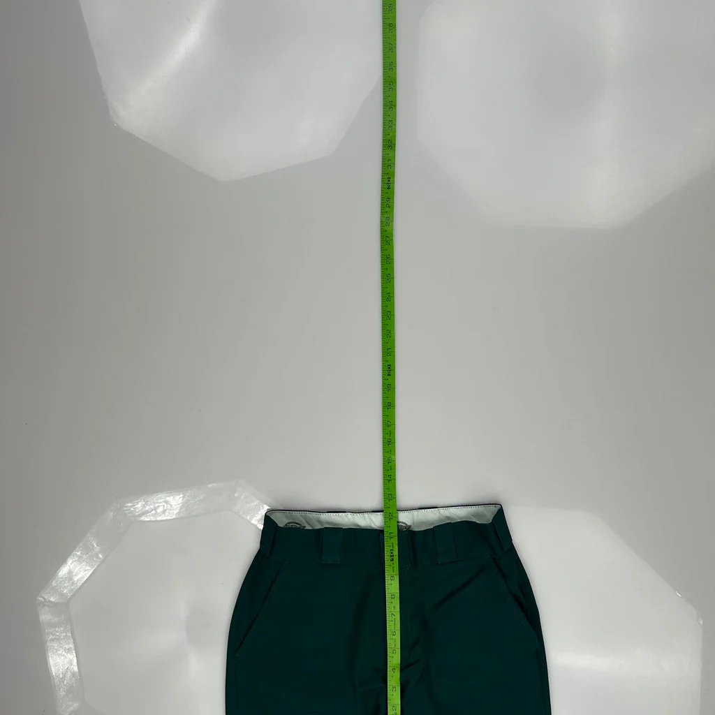 Dickies Trousers - 28W UK 8 Green Polyester Blend - Image 4