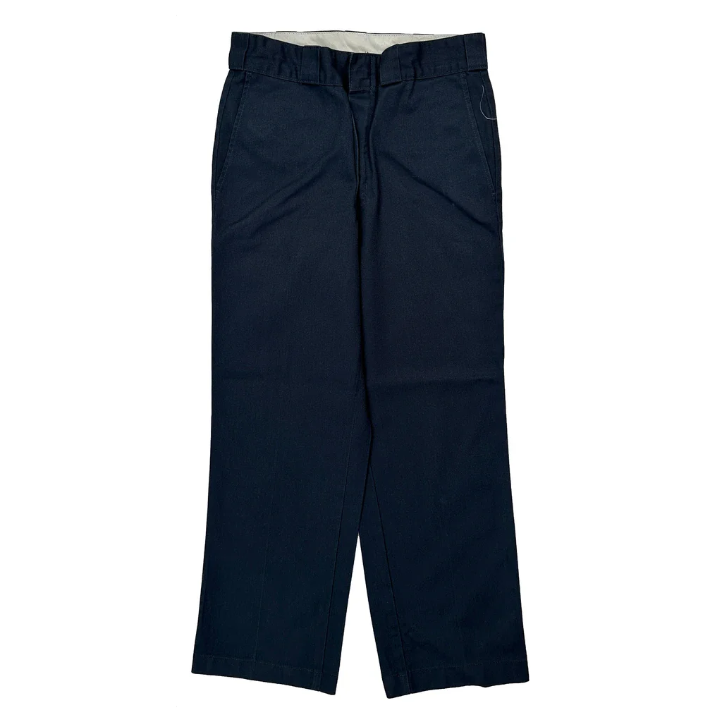 Dickies Trousers - 28W UK 10 Navy Polyester - Image 2