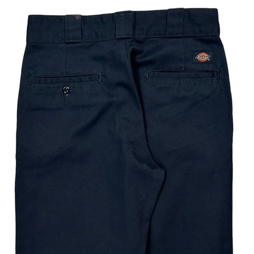 Dickies Trousers - 28W UK 10 Navy Polyester - Image 6