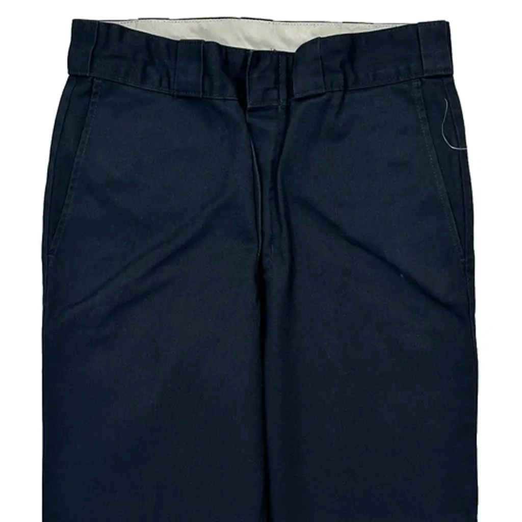 Dickies Trousers - 28W UK 10 Navy Polyester - Image 8