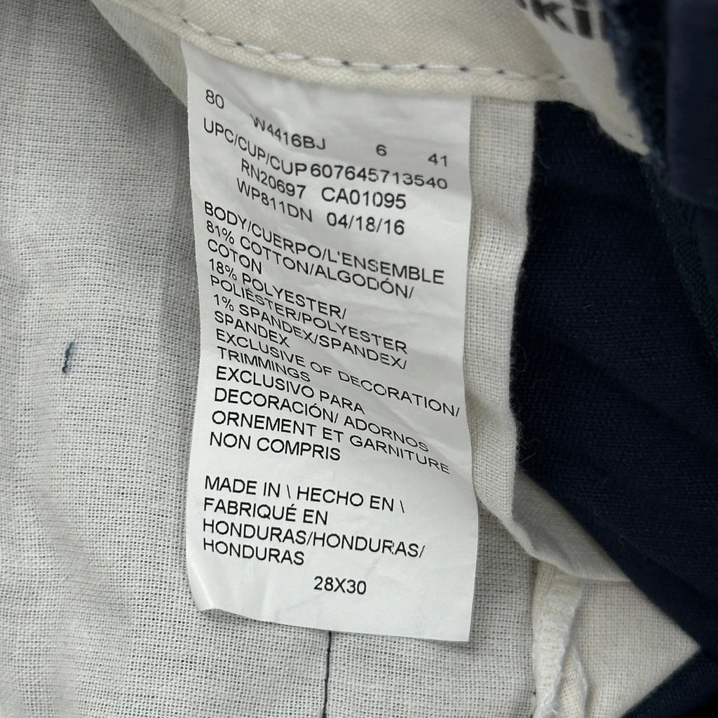 Dickies Trousers - 28W UK 8 Navy Cotton Blend - Image 6